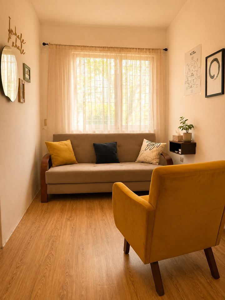Sala de terapia del consultorio fluye